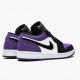 PK Shoes Air Jordan 1 Low Court Purple White/Black/Court Purple 553558-125