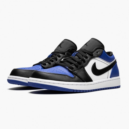 PK Shoes Air Jordan 1 Low Royal Toe Sport Royal/Black/White CQ9446-400