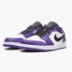 PK Shoes Air Jordan 1 Retro Low Court Purple Court Purple/Black White 553558-500