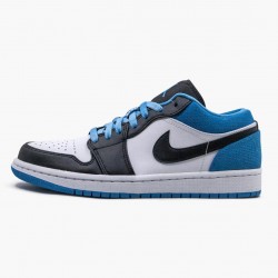 PK Shoes Air Jordan 1 Retro Low Laser Blue Black/Black Laser/Blue White CK3022-004