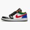 PK Shoes Air Jordan 1 Retro Low Multi Color White/White Hyper Royal CZ4776-101