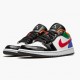 PK Shoes Air Jordan 1 Retro Low Multi Color White/White Hyper Royal CZ4776-101