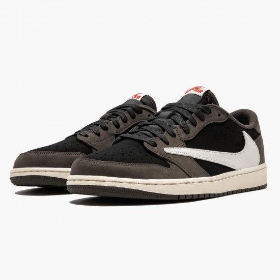 PK Shoes Air Jordan 1 Retro Low OG SP Travis Scott Black/Sail Dark Mocha/Universi CQ4277-001