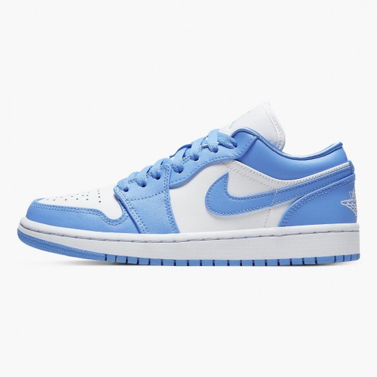 PK Shoes Air Jordan 1 Low UNC University Blue/White AO9944-441