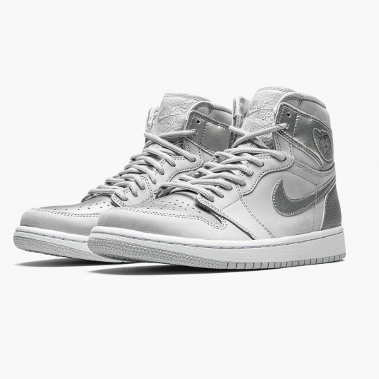 PK Shoes Air Jordan 1 High OG CO.JP Neutral Grey Neutral Grey/White Metallic Si DC1788-029