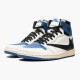 PK Shoes Air Jordan 1 High OG SP Fragment x Travis Scott Sail/Black-Military Blue-Shy Pink DH3227-105