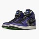 PK Shoes Air Jordan 1 High Zoom Air CMFT Bayou Boys Court Purple/Black Electric/Green DC2133-500