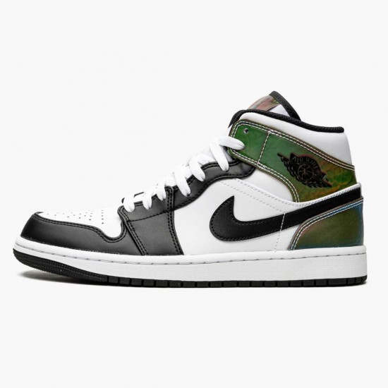 PK Shoes Air Jordan 1 Mid Heat Reactive White/Black/Heat Reactive DM7802-100