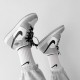 PK Shoes Air Jordan 1 Mid Light Smoke Grey Light Smoke Grey/Black/White 554724-092