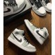 PK Shoes Air Jordan 1 Mid Light Smoke Grey Light Smoke Grey/Black/White 554724-092