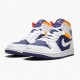 PK Shoes Air Jordan 1 Mid Royal Blue Laser Orange White/Deep Royal Blue/Track Red/Laser Orange 554724-131