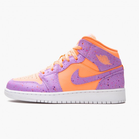 PK Shoes Air Jordan 1 Mid SE Atomic Pulse Orange Pulse/Atomic Violet AV5174-800