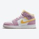 PK Shoes Air Jordan 1 Mid SE GS Arctic Pink Light Arctic Pink/University Gold/White DC9517-600