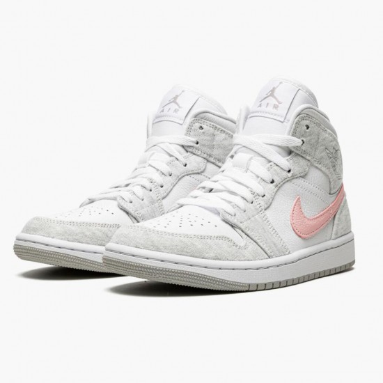 PK Shoes Air Jordan 1 Mid SE Light Iron Ore Light Iron Ore/Atmosphere/White DN4045-001