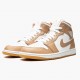 PK Shoes Air Jordan 1 Mid Tan Gum Tan/White/Gum 554724-271