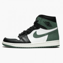 PK Shoes Air Jordan 1 Retro High Clay Green Summit White/Clay Green-Black 555088-135