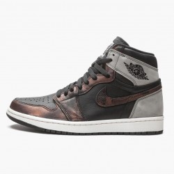 PK Shoes Air Jordan 1 Retro High Light Army Rust Shadow Patina Black/Grey Rust 555088-033