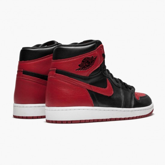 PK Shoes Air Jordan 1 Retro High OG Banned Bred Black/Varsity Red-White 555088-001