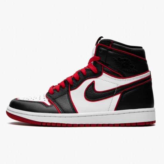 PK Shoes Air Jordan 1 Retro High OG Bloodline Black/Gym Red/White 555088-062