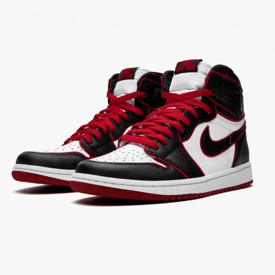 PK Shoes Air Jordan 1 Retro High OG Bloodline Black/Gym Red/White 555088-062