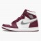 PK Shoes Air Jordan 1 Retro High OG Bordeaux Bordeaux/White/Metallic Silver 555088-611