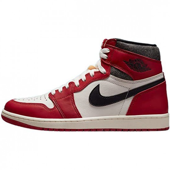 PK Shoes Air Jordan 1 Retro High OG Chicago Lost and Found Varsity Red/Black-Sail-Muslin DZ5485-612