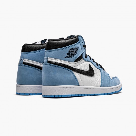 PK Shoes Air Jordan 1 Retro High White University Blue Black White/University Blue-Black 555088-134