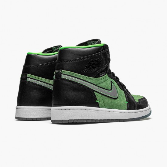 PK Shoes Air Jordan 1 Retro High Zoom Zen Green Black/Black Tomatillo Rage Gre CK6637-002