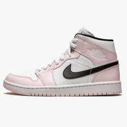 PK Shoes Air Jordan 1 Mid Barely Rose Barely Rose/White/Black BQ6472-500