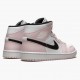 PK Shoes Air Jordan 1 Mid Barely Rose Barely Rose/White/Black BQ6472-500