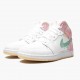 PK Shoes Air Jordan 1 Mid SE GS Ice Cream White/Arctic Punch/Pale Vanilla/Green Glow DD1666-100