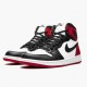 PK Shoes Air Jordan 1 High OG Satin Black Toe Black/Black White/Varsity Red CD0461-016