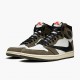 PK Shoes Air Jordan 1 High OG TS SP Travis Scott Sail/Dark Mocha/University Red CD4487-100