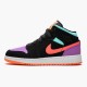 PK Shoes Air Jordan 1 Mid Candy Black/Total Orange 554725-083