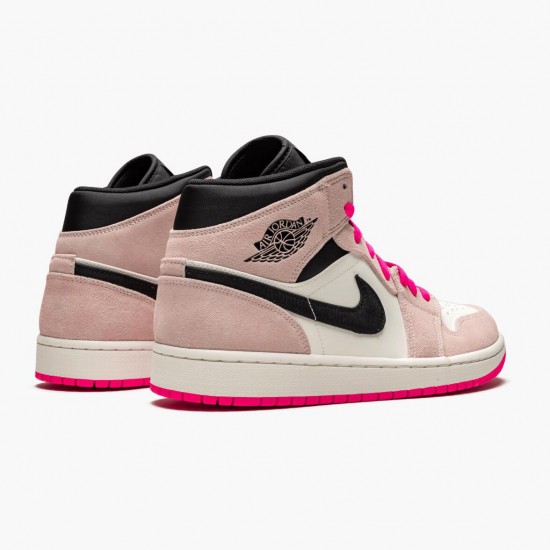 PK Shoes Air Jordan 1 Mid Crimson Tint Crimson Tint/Hyper Pink/Black 852542-801