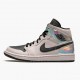 PK Shoes Air Jordan 1 Mid Dirty Powder Iridescent Barely Rose/Black/Multi BQ6472-602