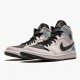 PK Shoes Air Jordan 1 Mid Dirty Powder Iridescent Barely Rose/Black/Multi BQ6472-602