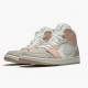 PK Shoes Air Jordan 1 Mid Milan Sail/Light Bone String Shimmer CV3044-100