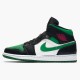 PK Shoes Air Jordan 1 Mid Pine Green Black/Gym Red/White/Pine Green 554724-067