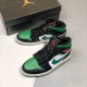 PK Shoes Air Jordan 1 Mid Pine Green Black/Gym Red/White/Pine Green 554724-067