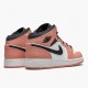 PK Shoes Air Jordan 1 Mid Pink Quartz Pink Quartz/DK Smoke Grey 555112-603