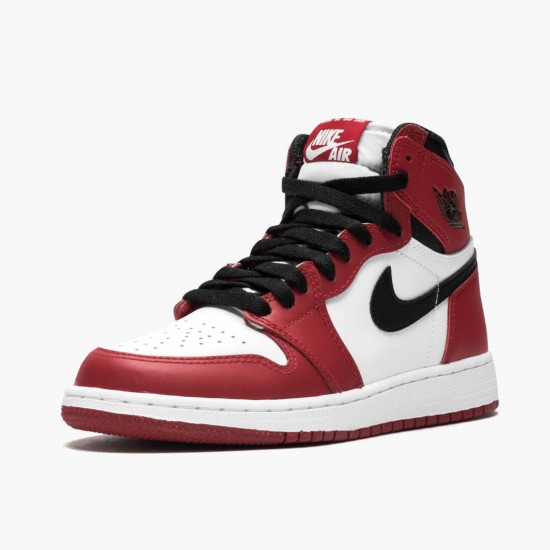 PK Shoes Air Jordan 1 Retro Chicago White/Black Varsity Red 575441-101