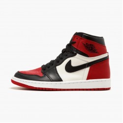 PK Shoes Air Jordan 1 Retro High Bred Toe Red/Black/White 555088-610