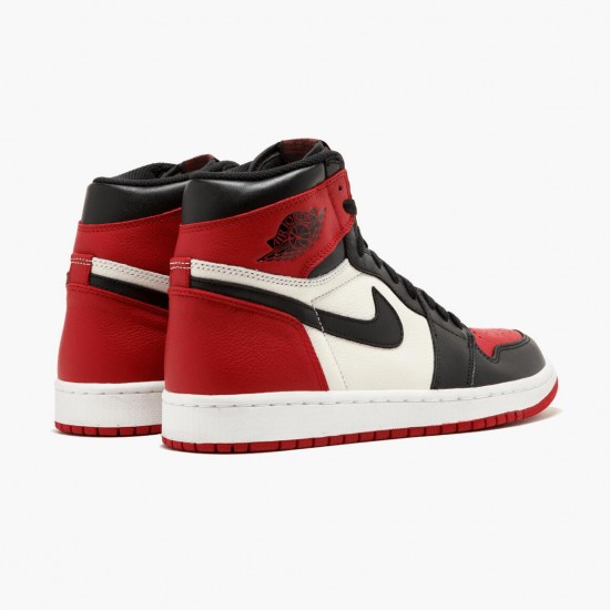 PK Shoes Air Jordan 1 Retro High Bred Toe Red/Black/White 555088-610