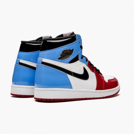 PK Shoes Air Jordan 1 Retro High Fearless White/University Blue Varsity CK5666-100