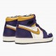 PK Shoes Air Jordan 1 Retro High OG Defiant SB LA to Chicago Purple/Sail University Gold Bl CD6578-507