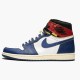 PK Shoes Air Jordan 1 Retro High Union Los Angeles Storm Blue White/Stormblue Varsity Red BV1300-146