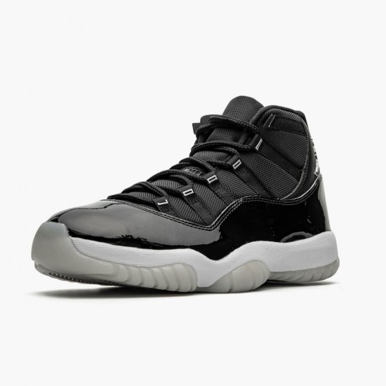 PK Shoes Air Jordan 11 Retro 25th Anniversary Black/Clear/White/Metallic Silver CT8012-011