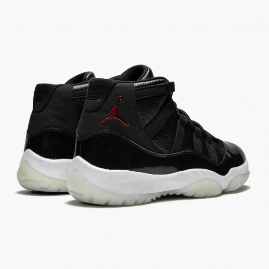 PK Shoes Air Jordan 11 Retro 72 10 Black Gym Red White Anthracite Black Black/Black-Varsity Red 378037-002