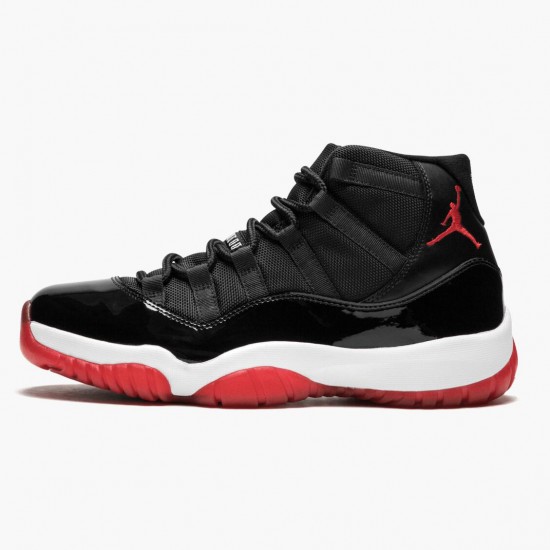 PK Shoes Air Jordan 11 Retro Bred Black/Varsity Red/White/Black 378037-010